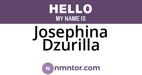 Josephina Dzurilla