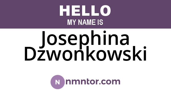 Josephina Dzwonkowski