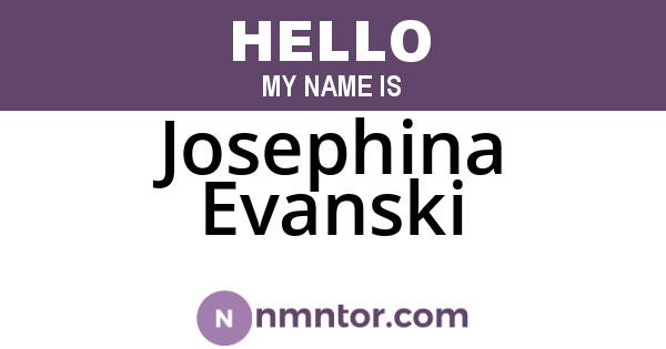 Josephina Evanski