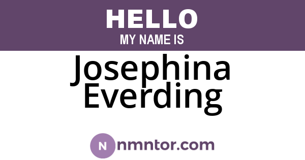 Josephina Everding