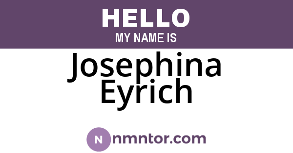 Josephina Eyrich