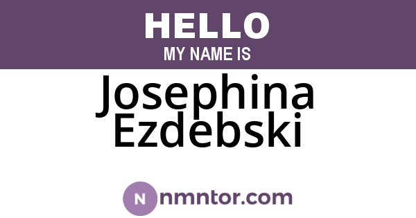 Josephina Ezdebski