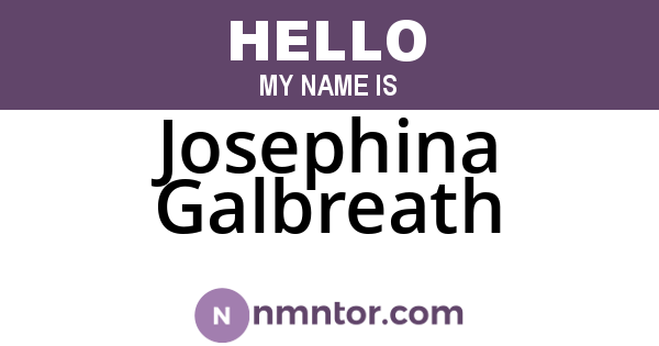 Josephina Galbreath