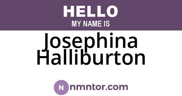Josephina Halliburton