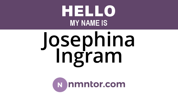 Josephina Ingram