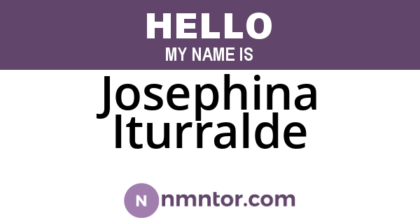 Josephina Iturralde