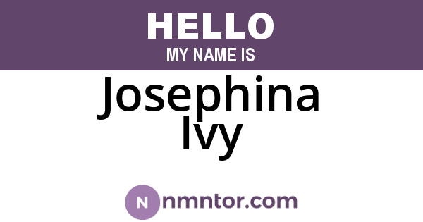Josephina Ivy