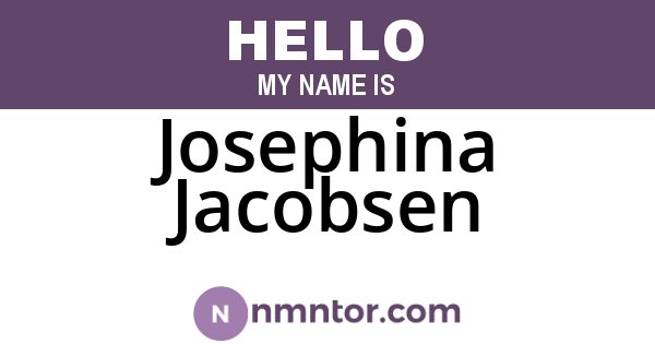 Josephina Jacobsen