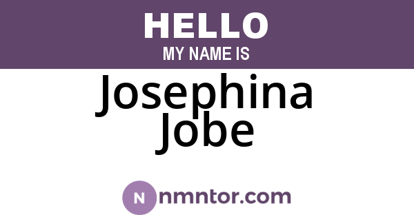 Josephina Jobe