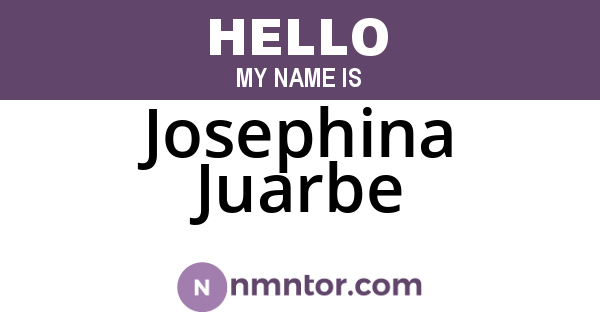 Josephina Juarbe