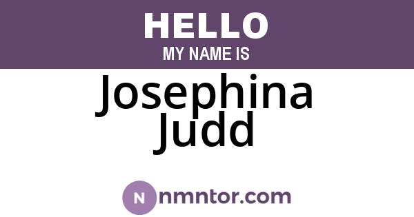 Josephina Judd