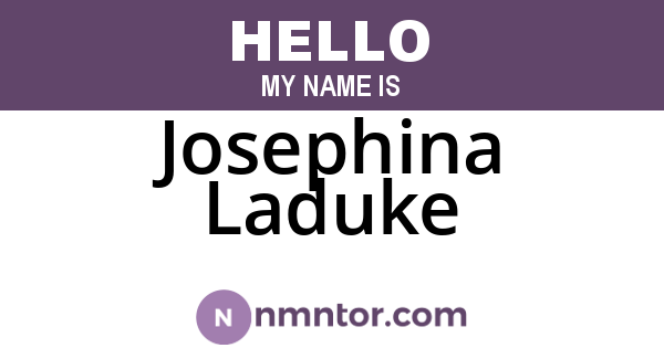 Josephina Laduke