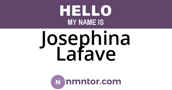 Josephina Lafave