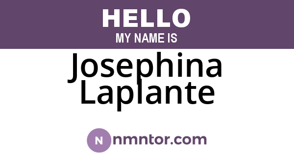 Josephina Laplante
