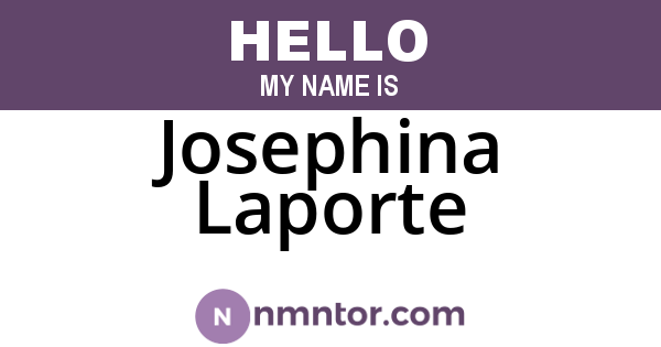 Josephina Laporte