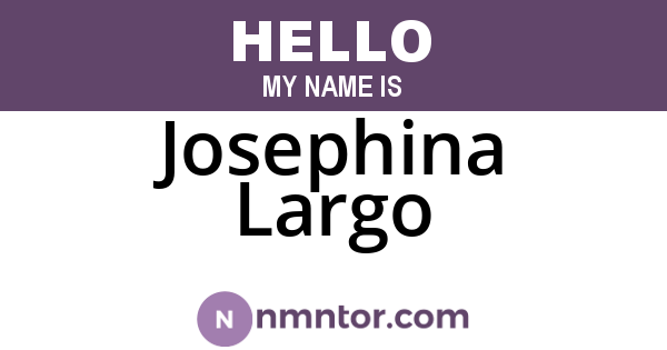 Josephina Largo