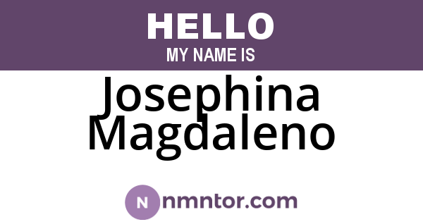 Josephina Magdaleno