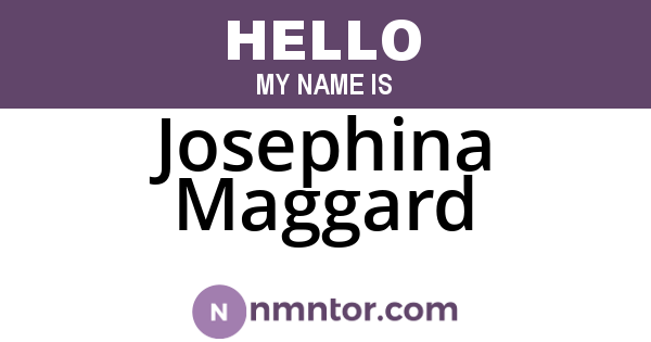Josephina Maggard