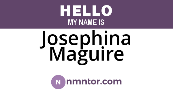 Josephina Maguire
