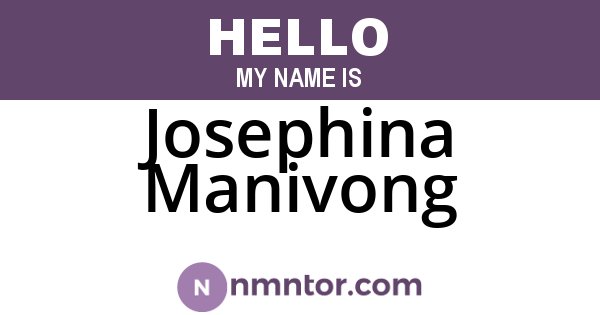Josephina Manivong
