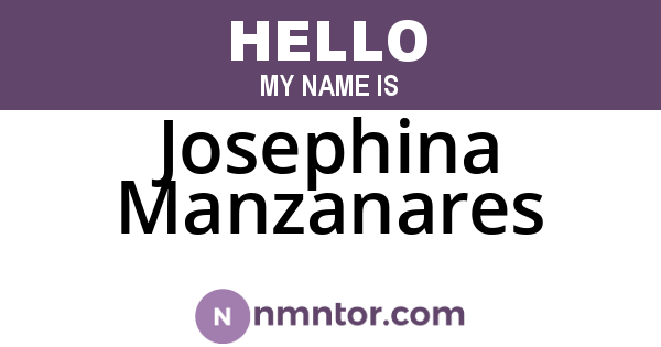 Josephina Manzanares
