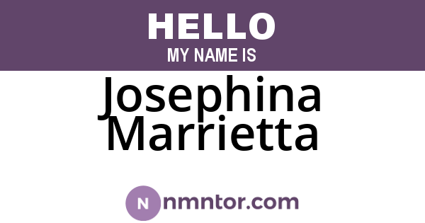 Josephina Marrietta