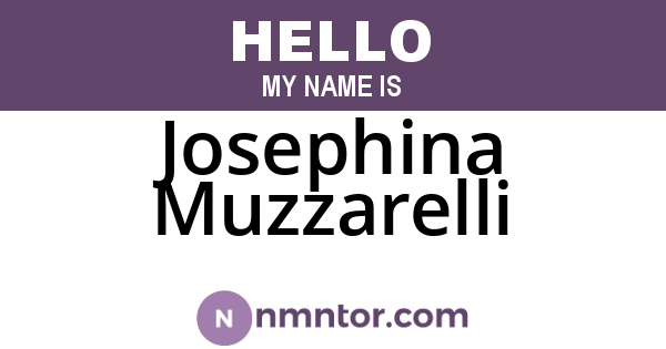 Josephina Muzzarelli