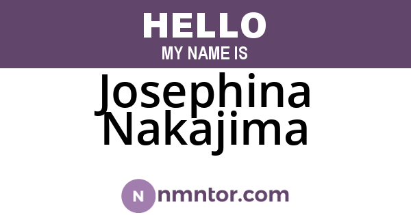 Josephina Nakajima