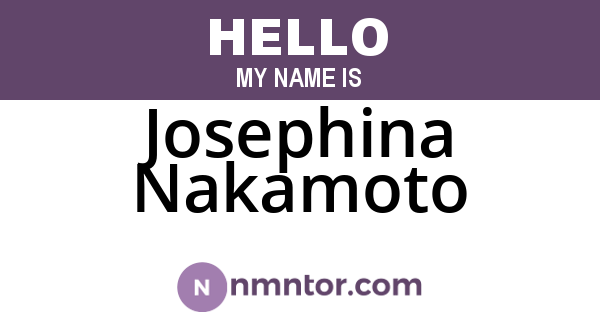 Josephina Nakamoto