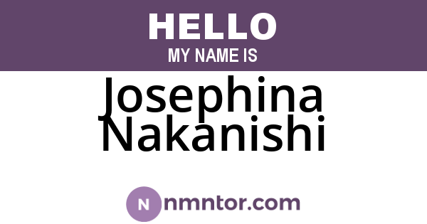 Josephina Nakanishi