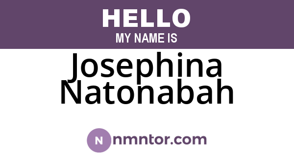 Josephina Natonabah