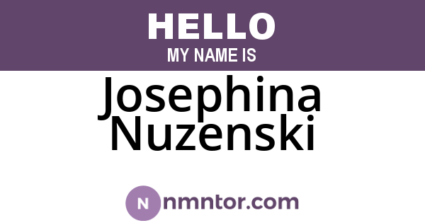 Josephina Nuzenski