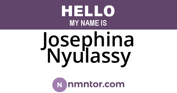 Josephina Nyulassy