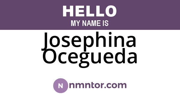 Josephina Ocegueda