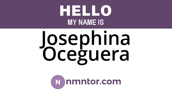 Josephina Oceguera