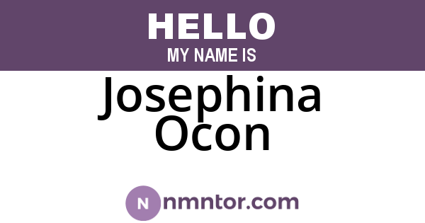 Josephina Ocon