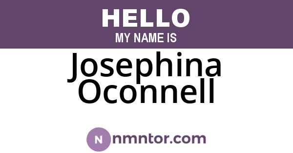 Josephina Oconnell