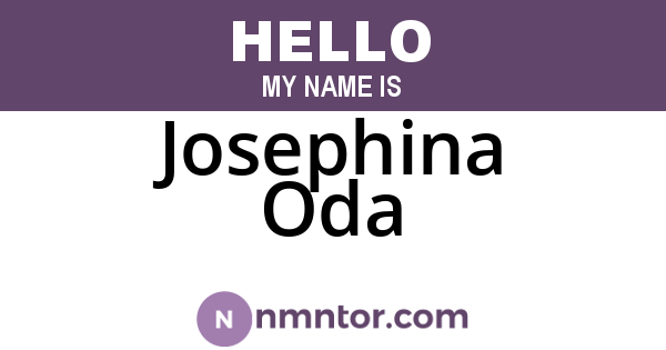 Josephina Oda