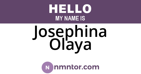 Josephina Olaya