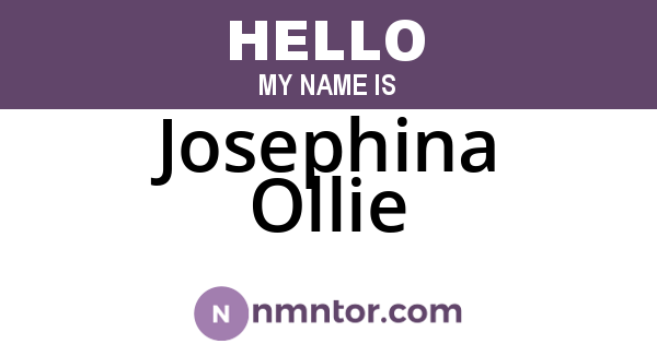 Josephina Ollie