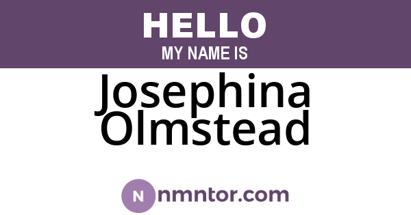 Josephina Olmstead