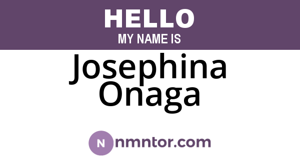 Josephina Onaga
