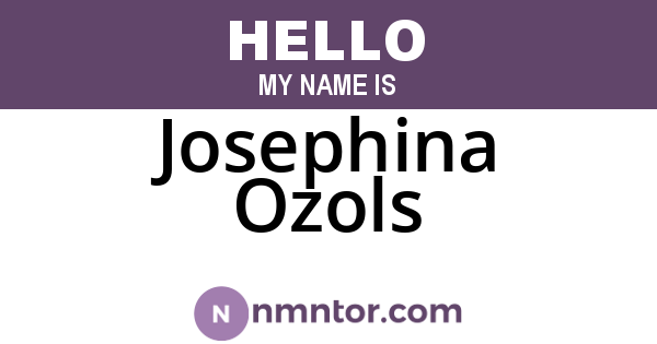 Josephina Ozols