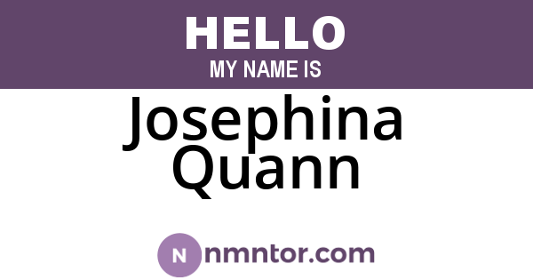 Josephina Quann