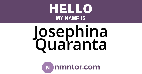 Josephina Quaranta