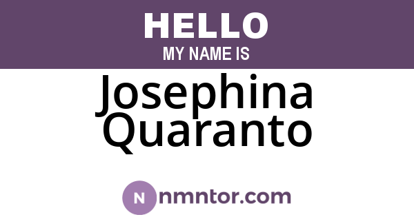 Josephina Quaranto