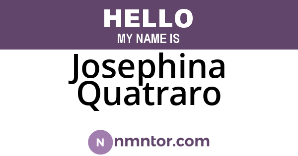 Josephina Quatraro