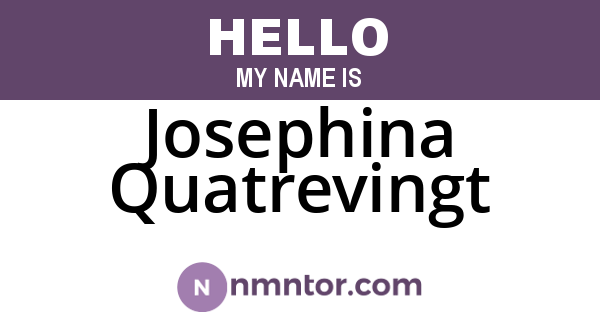 Josephina Quatrevingt
