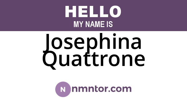Josephina Quattrone