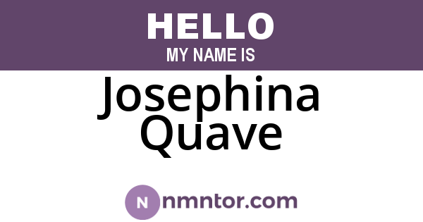 Josephina Quave
